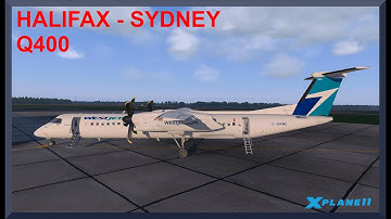 Halifax (CYHZ) to Sydney (CYQY) | Q400 | X-Plane 11