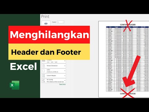 Video: Bagaimana cara menghapus header di Excel?