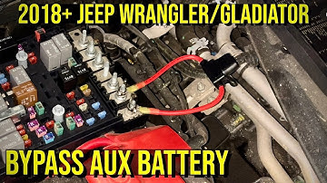 2018+ Jeep Wrangler/Gladiator 3.6L Aux Battery Jumper by Speedflate