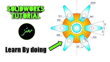 Solidworks Tutorial for beginners - CAD drawing - Exercise #6