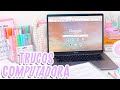 22 TRUCOS PARA TU COMPUTADORA!! Personaliza y organiza tu laptop aesthetic | WINDOWS Y MAC