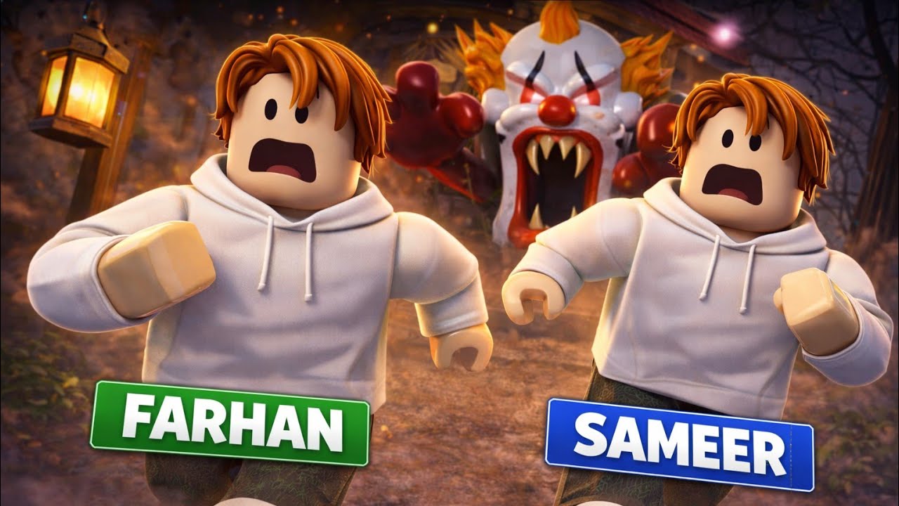 A creepy clown is following me in roblox (help)