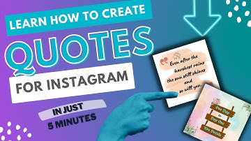 Make Instagram Quotes with Canva in Just 5 Minutes | how to make quote post for instgaram quickly