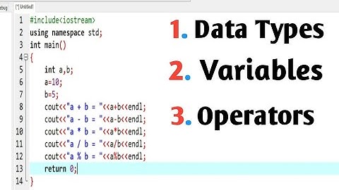 LEC#002  C++ Tutorial For Beginners in Hindi | C++ Programming