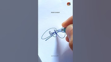 Ram kumar name signature style