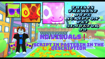 THIS IS THE BEST DUPE SCRIPT ON PET SIMULTOR 99  ONLY PC! AND ROBLOX FULLSCREEN!