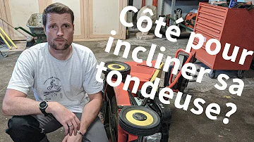 Comment basculer tracteur tondeuse ?