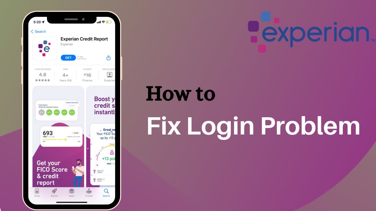 how-to-fix-experian-credit-report-login-error-on-iphone-youtube