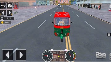 Indian Tuk Tuk Auto Rickshaw Driving Simulator Android Games - Gameplay Video #2