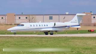 Learjet 70 Honeywell Tfe731-40Br-1 At The End Of Runway 18 At New Century Aircenter N352K