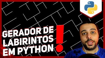 COMO CRIEI LABIRINTOS EM PYTHON 🐍 (GITHUB NA DESCRIÇÃO)