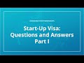 Startup Visa: Questions and Answers – Part 1