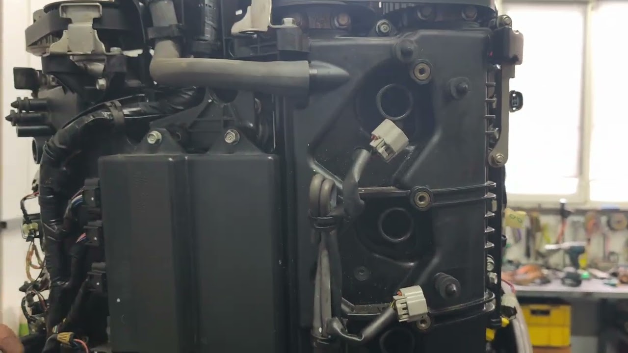 Замер компрессии Yamaha F250, Seamotors, Владивосток 