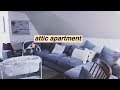 MY SMALL APARTMENT! ATTIC APARTMENT TOUR! - Vlog Style ♡