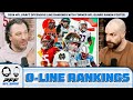 2024 nfl draft offensive line rankings with former nfl guard ramon foster  pff nfl show