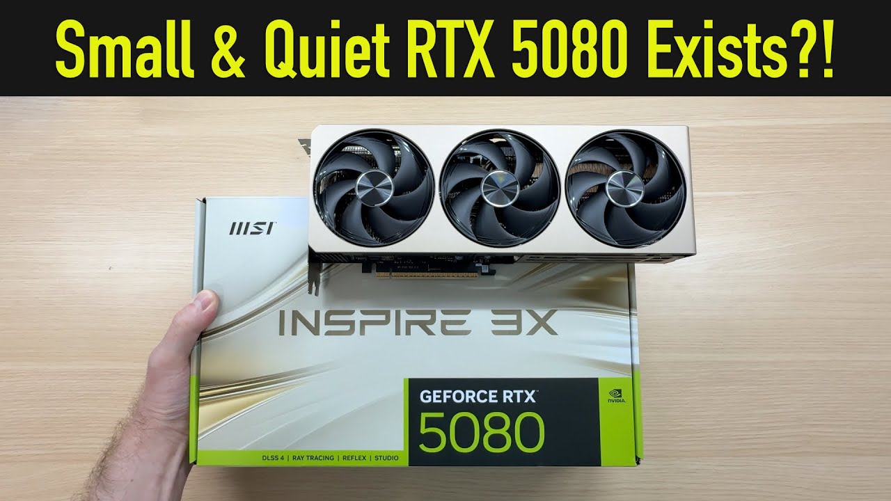 Noisy or Quiet? MSI RTX 5080 INSPIRE 3X OC Review - YouTube