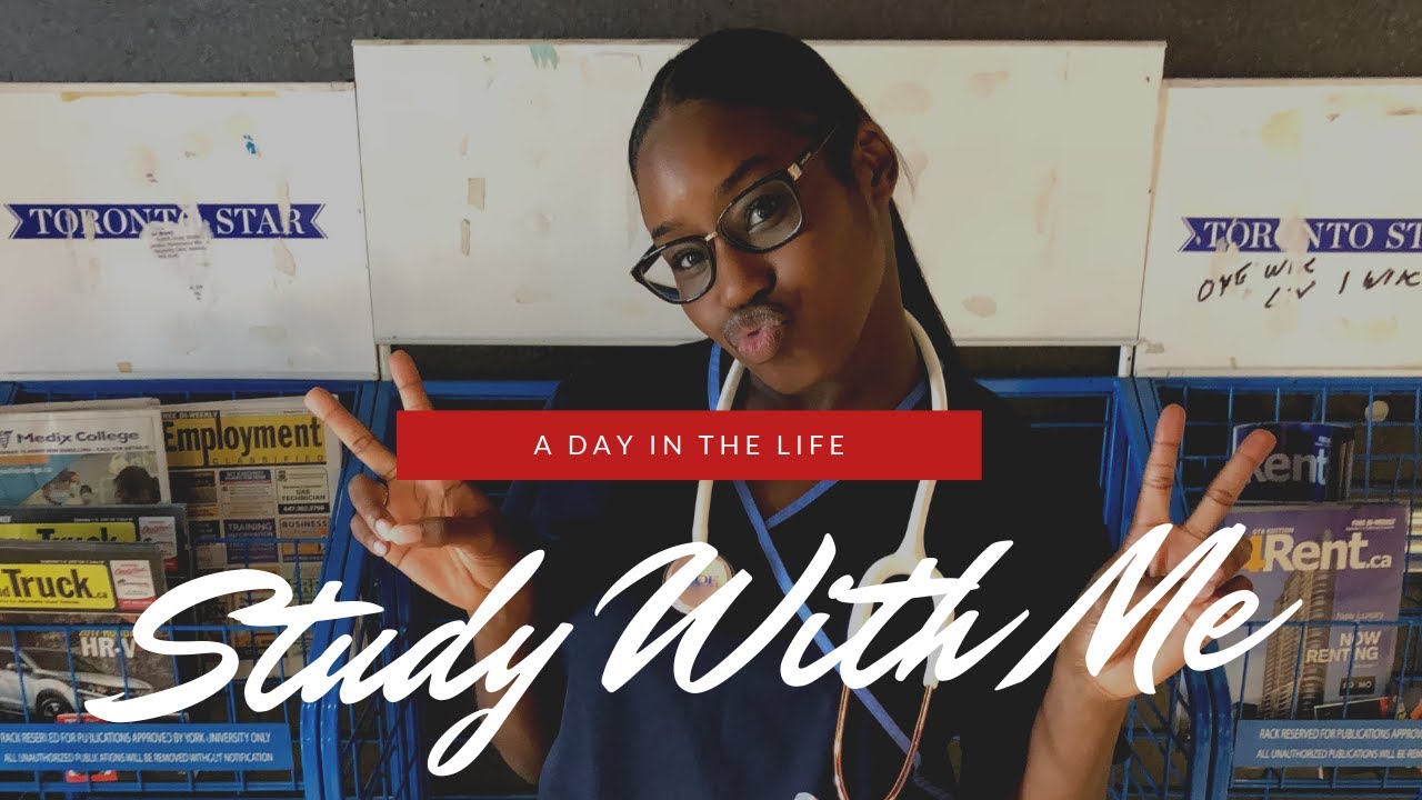A DAY IN THE LIFE OF A NURSING STUDENT | Study with me! - YouTube