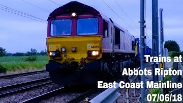 Evening Trains at Abbots Ripton, ECML | 07/06/18