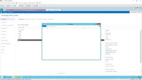 Export PST file in Exchange Server 2013