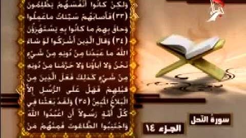 قران كريم باصوت الحاج مصطفى صراف جزء 14