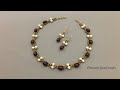 Easy right angle weave tutorial /Fashion DIY Beaded Necklace Step By Step - Tutorial/pinisetty