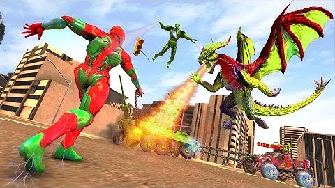 Flying Dragon Robot Car Transform 3D Unity Game