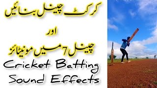 Cricket Batting Sound Effects || Cricket Reels Editing screenshot 5