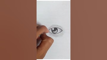 realistic eye drawing / Time-lapse video #drawing #art #eye drawing