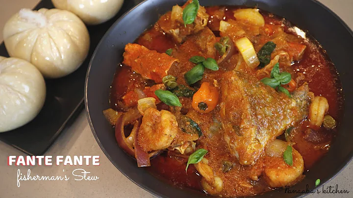 quick , tasty and simple way to make authentic Ghanaian FANTE FANTE STEW   aka Fisherman's Stew
