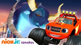 Blaze y los Monster Machines | ¡La pista de las leyendas! | Nick Jr en Español screenshot 5