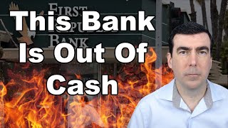 The Fire Sales Are Just Beginning as This Bank Is Forced to Sell Assets at a Loss to Raise Cash