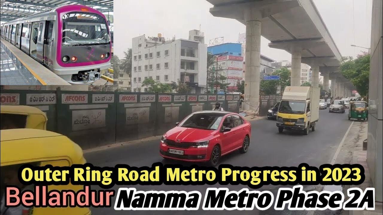 Fast Metro Work Progress in Bellandur 70 of 1km work is completed