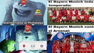 Memes Arsenal 2 Bayern Munich 2 Champions League 2024