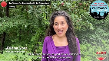 Re-Energize at #ACRM2022 with Dr. Ariana Vora