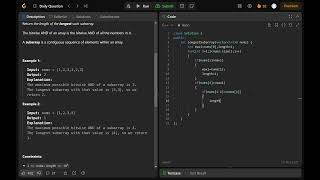 2419. Longest Subarray With Maximum Bitwise AND | C++ | Simple and detailed explanation | Leetcode
