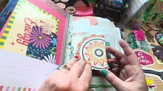 One of Two Dollar Tree Junk Journals 