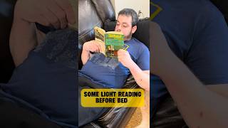 Some light reading before bedtime