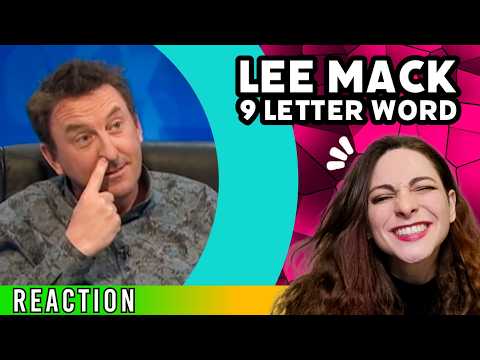 LEE MACK - Stuns Everyone With His 9 Letter Word! - 8 Out Of 10 Cats Does Countdown - REACTION!