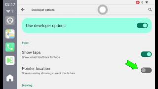 CarlinKit Tbox Enable Touch Coordinates/Pointer location
