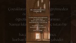 Bir Nesli Kurtaracak Öğüt Şfet