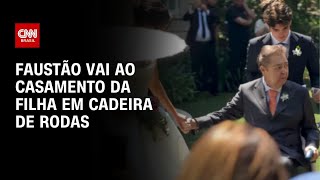 Faustão Aparece Em Cadeira De Rodas No Casamento Da Filha Lara Agora Cnn