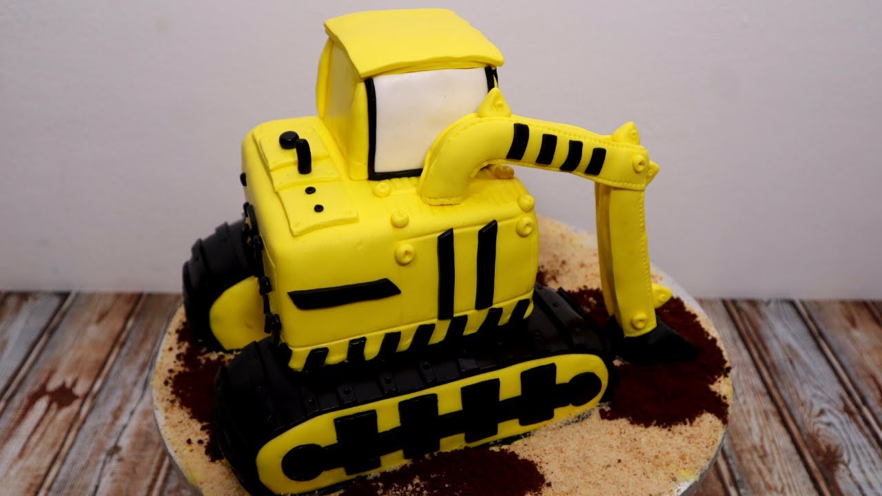Excavator Cake idea YouTube