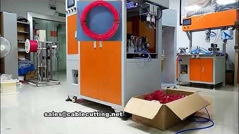 Full automatic cable wire winding binding machine, Cable twist tie