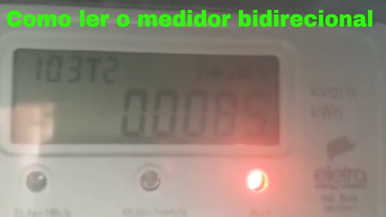 Medidor de energia bidirecional, como ver a geração de energia solar ...