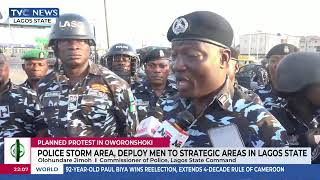 Police Storm  Oworonshoki Deploy Officers To Strategic Locations In Lagos State
