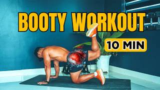 10 MIN Grow Your Glutes Fast No Equipment 🍑🔥💪#exercise #gym #workout