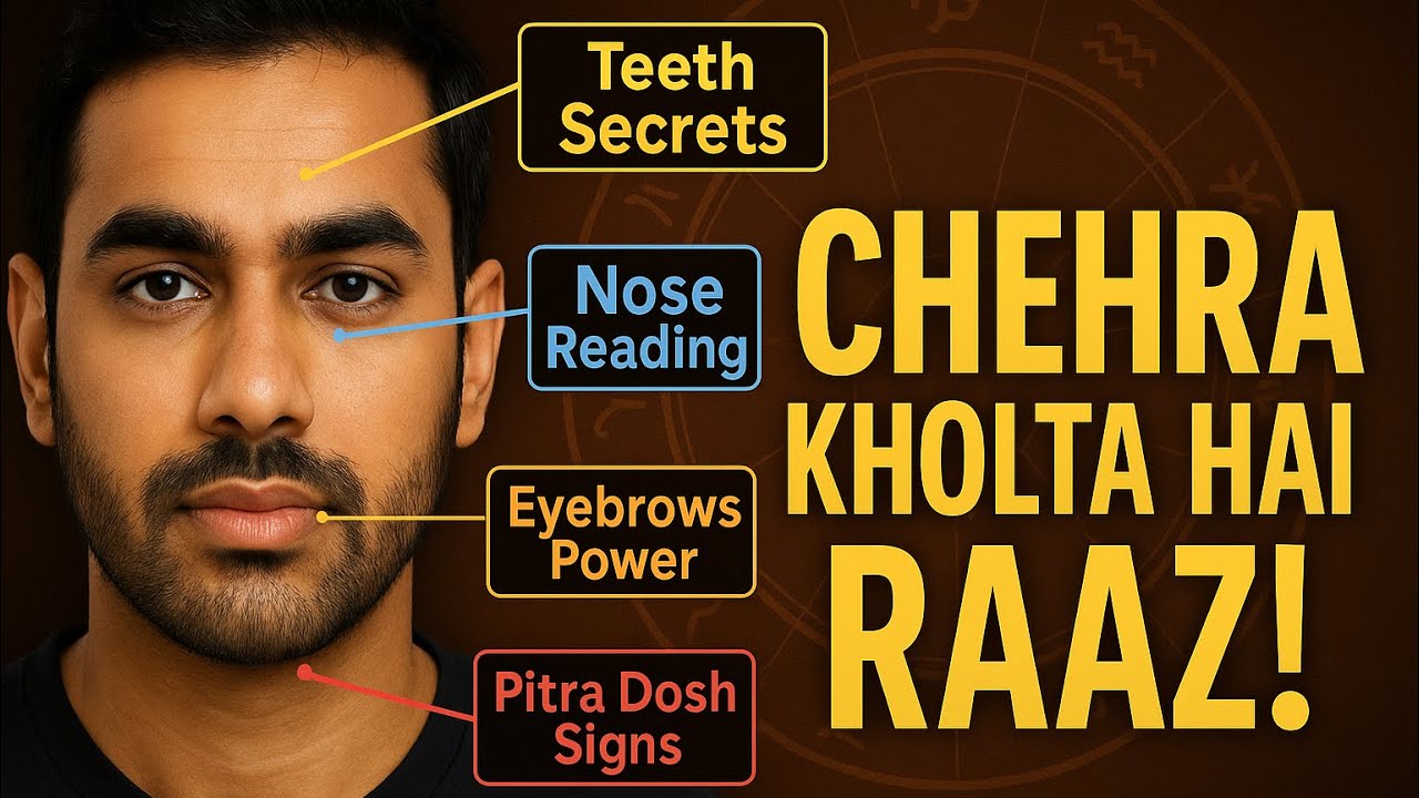 Chehra Dekhkar Bhavishya Batayein | #UntreatedAstrology | Teeth, Nose, Chin, Pitra Dosh Analysis|