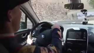 Max Verstappen drives with his father Jos a lap in Monaco 2015