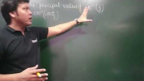 ITF - Example #7 - Find the principal value of  cos^-1 ( 1/2)