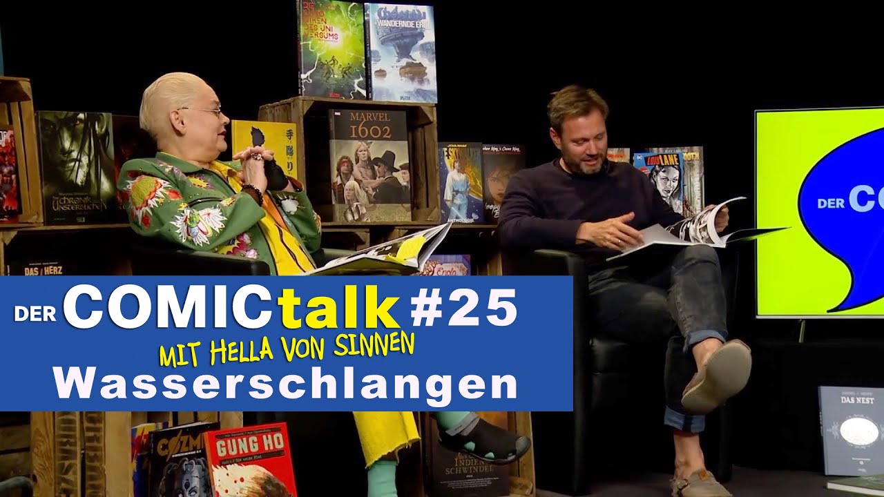 Wasserschlangen in DER COMICtalk 25